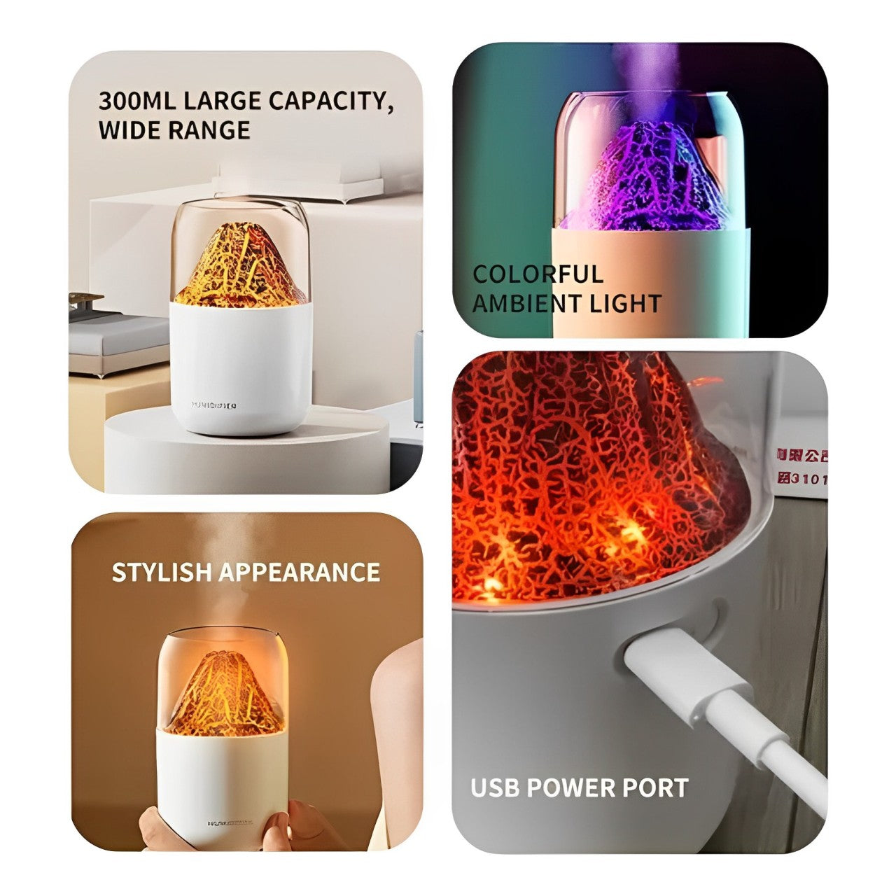 VulcanMist: Mini Humidificador Portátil