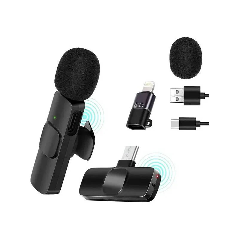 SoundWave K9: Mini Micrófonos Inalámbricos x2 Und