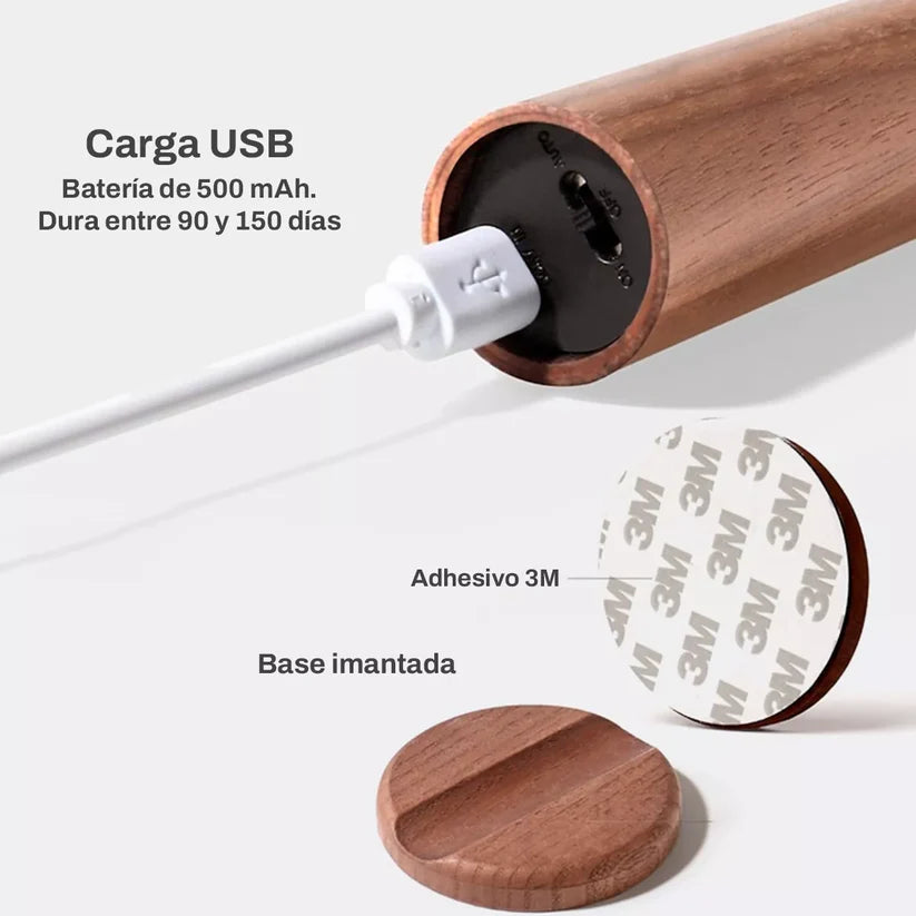 TorchSense: Lampara magnética y automática