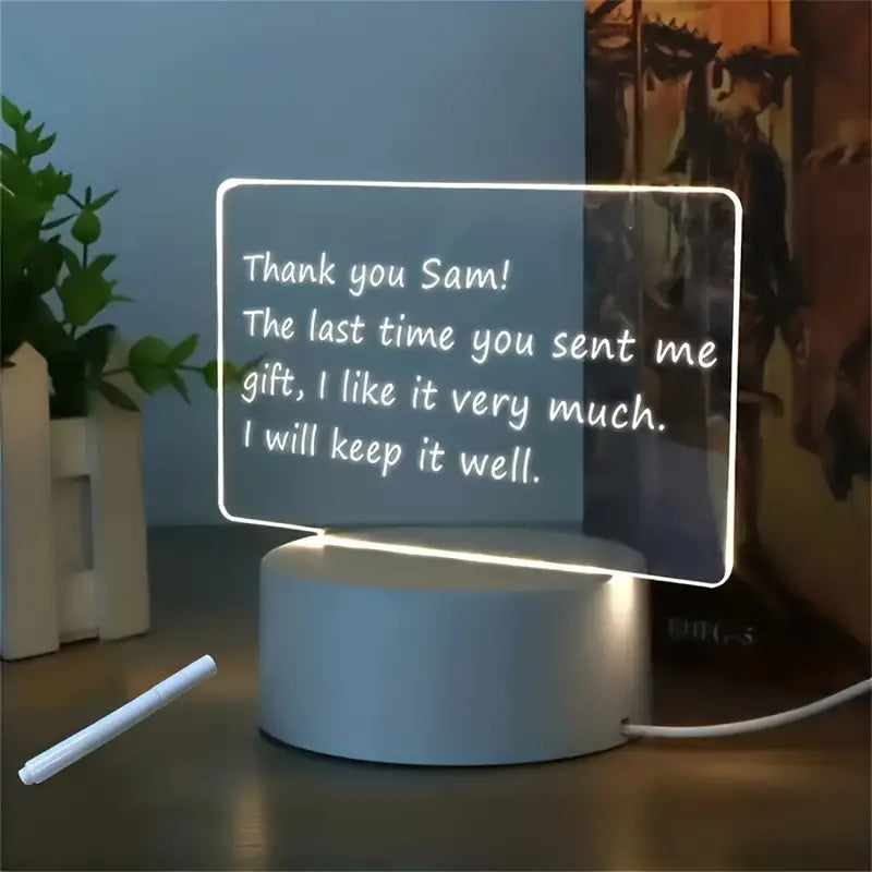 SmartNote LED: Lampara creativa tablero led de notas