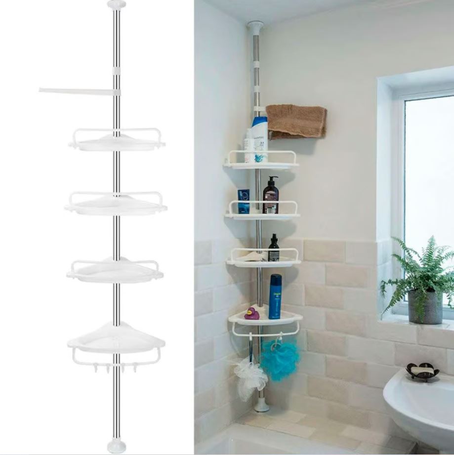 CornerEase: Organizador esquinero para Baño