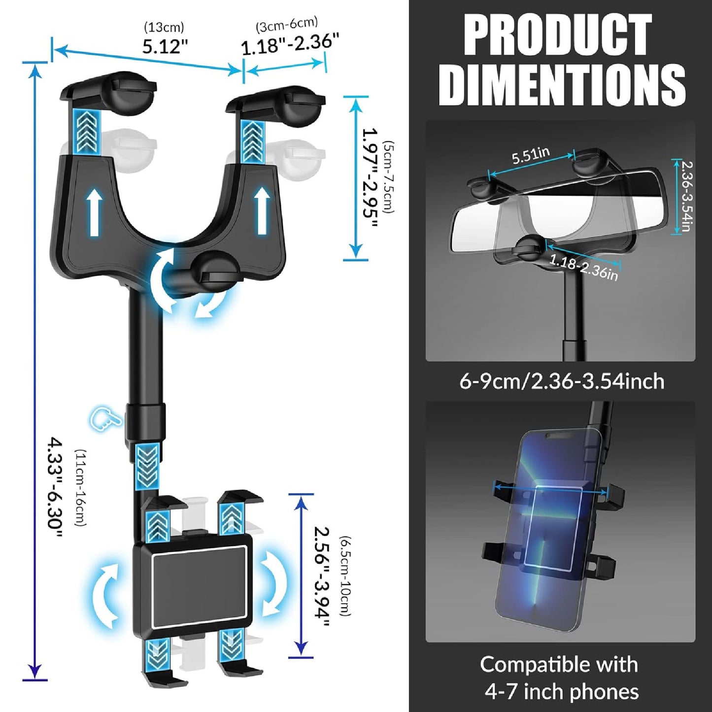 FlexiView: Soporte para celular giratorio