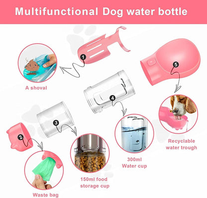 HydroPaws 4 en 1: Bebedero Multifuncional para Perros