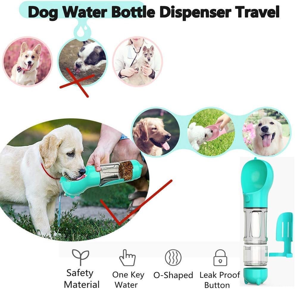 HydroPaws 4 en 1: Bebedero Multifuncional para Perros