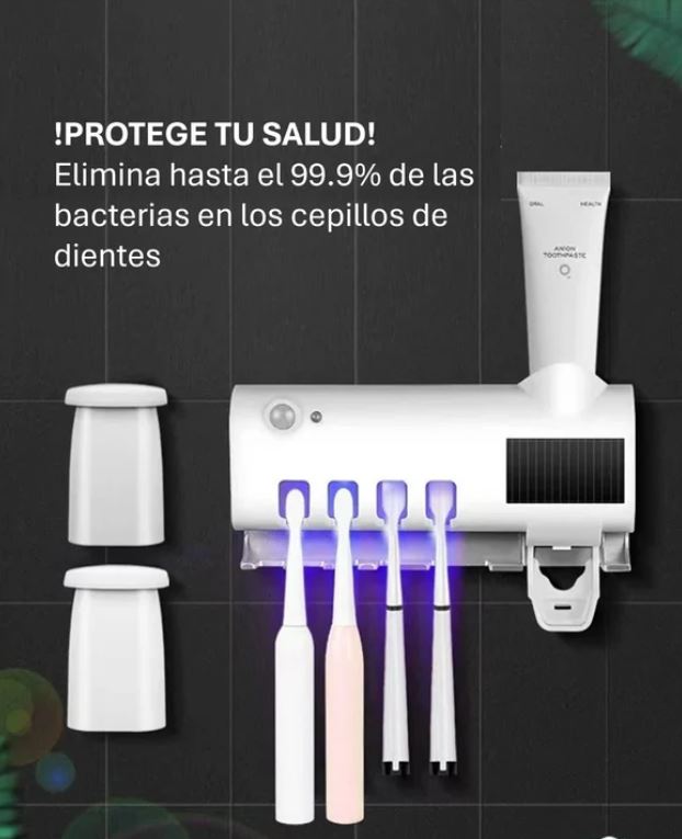 UltraClean: Soporte de Cepillos con Luz UV