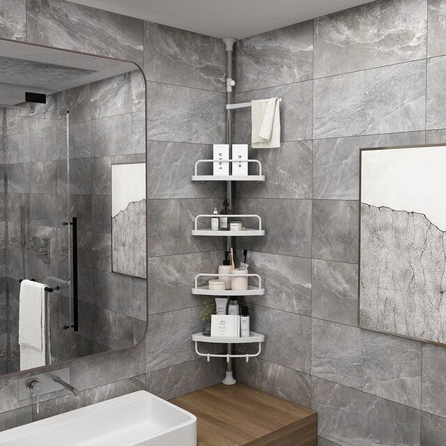 CornerEase: Organizador esquinero para Baño